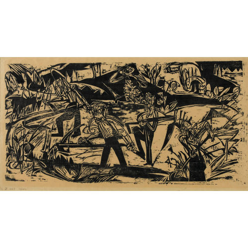 ERNST LUDWIG KIRCHNER : 'Heuer' (DOBIASCHOFSKY AUKTIONEN AG)