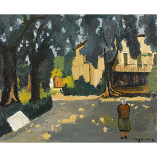 GEORGES BORGEAUD : 'Parc de chez Renoir' (DOBIASCHOFSKY AUKTIONEN AG)