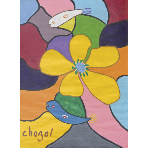 MALCOLM DE CHAZAL : La fleur jaune (DOBIASCHOFSKY AUKTIONEN AG)