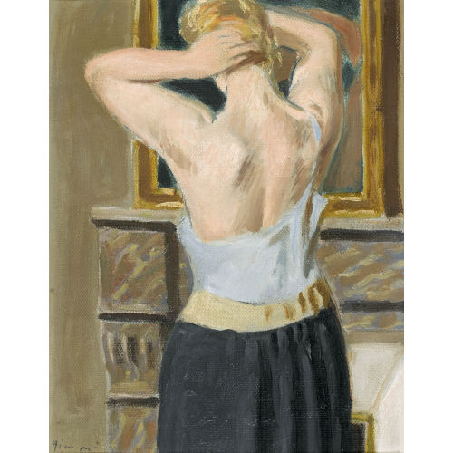 WILHELM GIMMI : Femme au mirroir (DOBIASCHOFSKY AUKTIONEN AG)