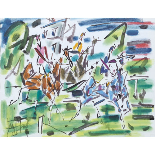 EUG�NE) GEN PAUL (EIGTL. PAUL : Joueurs de polo (DOBIASCHOFSKY AUKTIONEN AG)