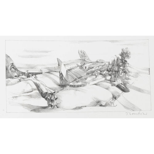 ANDR� THOMKINS : Surreale Landschaft (DOBIASCHOFSKY AUKTIONEN AG)