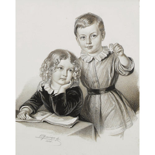 KARL FRIEDRICH IRMINGER : 'Hans und Wilhelm' (DOBIASCHOFSKY AUKTIONEN AG)