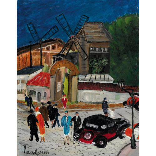 LUCIEN G�NIN : Moulin de la Galette � Montmartre (DOBIASCHOFSKY AUKTIONEN AG)