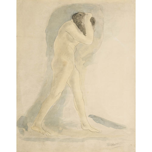 AUGUSTE RODIN : Schreitender weiblicher Akt (DOBIASCHOFSKY AUKTIONEN AG)
