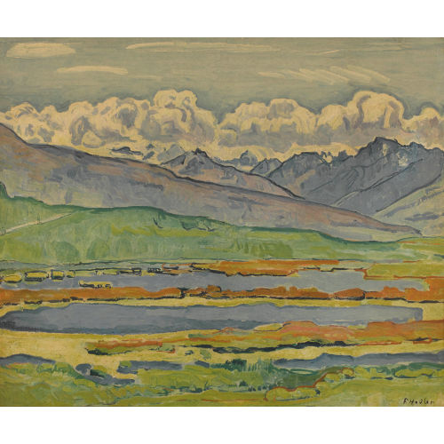 FERDINAND HODLER : 'See Moubra' (DOBIASCHOFSKY AUKTIONEN AG)