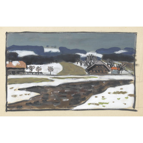 FRED STAUFFER : Emmentaler Landschaft (DOBIASCHOFSKY AUKTIONEN AG)