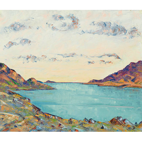LOUIS D�RR : Der Silsersee im Engadin (DOBIASCHOFSKY AUKTIONEN AG)