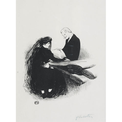 F�LIX VALLOTTON : 'Derni�re nouveaut�' (DOBIASCHOFSKY AUKTIONEN AG)