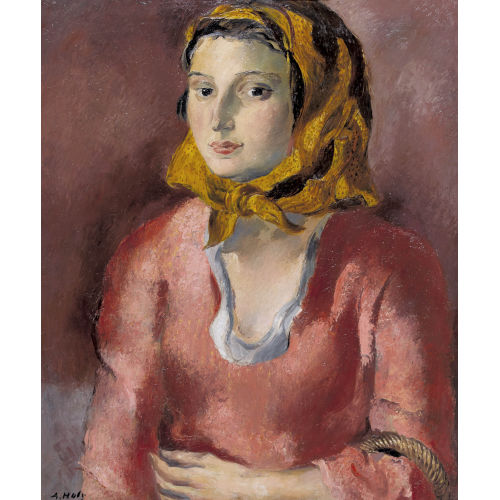 ADRIEN HOLY : Portrait de femme (DOBIASCHOFSKY AUKTIONEN AG)