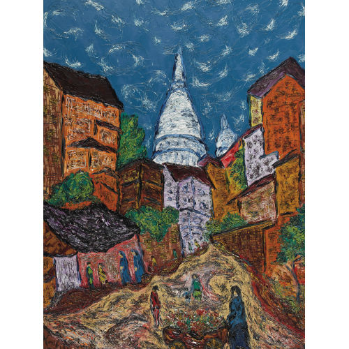 ANTOINE KNIBILY : Montmartre en plein �t� (DOBIASCHOFSKY AUKTIONEN AG)