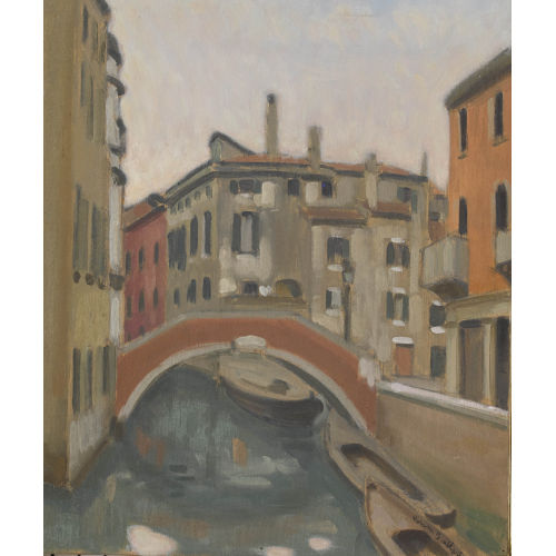 ERNEST HIRAM BR�LHART : 'Canal � Venise' (DOBIASCHOFSKY AUKTIONEN AG)