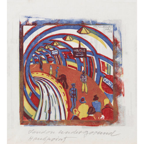 LILL TSCHUDI : 'London Underground' (DOBIASCHOFSKY AUKTIONEN AG)