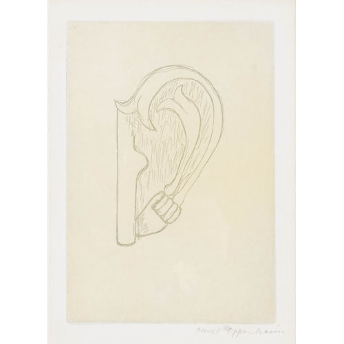 MERET OPPENHEIM : 'Das Ohr von Giacometti' (DOBIASCHOFSKY AUKTIONEN AG)