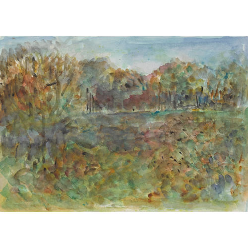 SERGE BRIGNONI : Landschaft mit Wiese und B�umen (DOBIASCHOFSKY AUKTIONEN AG)