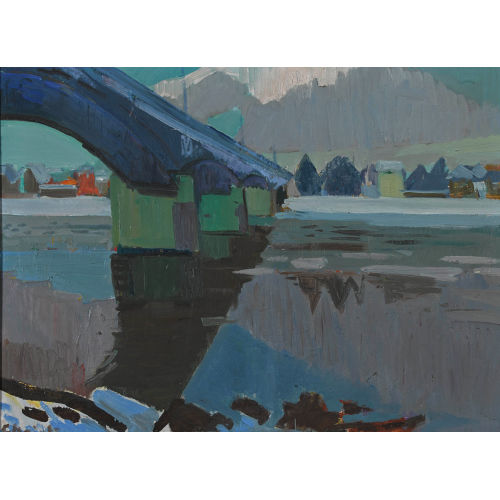 MARTIN ALFRED CHRIST : 'Passage � niveau � St-Etienne' (DOBIASCHOFSKY AUKTIONEN AG)