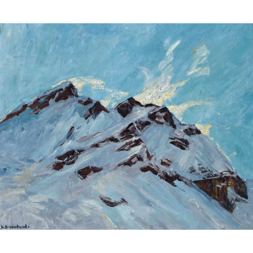HANS BEAT WIELAND : 'Wintermorgen' (DOBIASCHOFSKY AUKTIONEN AG)