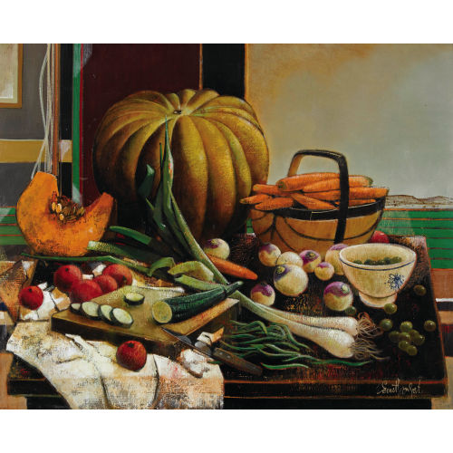ROBERT VERNET-BONFORT : 'Nature morte aux l�gumes' (DOBIASCHOFSKY AUKTIONEN AG)