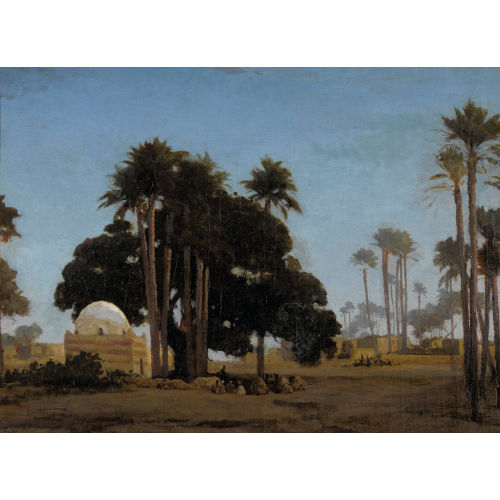 �TIENNE DUVAL : Oasenlandschaft (DOBIASCHOFSKY AUKTIONEN AG)