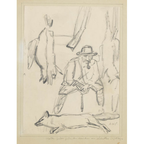 ALFRED HEINRICH PELLEGRINI : Auf der Jagd (DOBIASCHOFSKY AUKTIONEN AG)