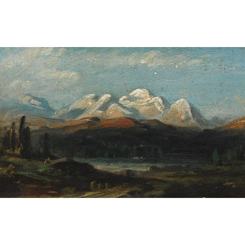 AUGUST SEIDEL : Gebirgslandschaft (DOBIASCHOFSKY AUKTIONEN AG)
