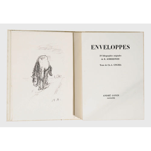 REN� AUBERJONOIS : Charles-Albert Cingria: 'Enveloppes' (DOBIASCHOFSKY AUKTIONEN AG)