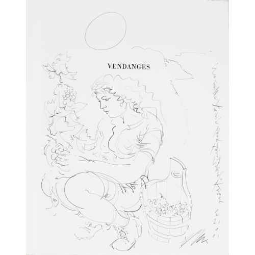 HANS ERNI : Charles Ferdinand Ramuz: 'Vendanges' (DOBIASCHOFSKY AUKTIONEN AG)