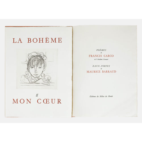 MAURICE BARRAUD : Francis Cargo: 'La Boh�me et mon Coeur' (DOBIASCHOFSKY AUKTIONEN AG)