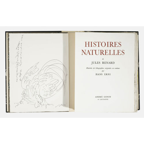 HANS ERNI : Jules Renard: 'Histoires Naturelles' (DOBIASCHOFSKY AUKTIONEN AG)
