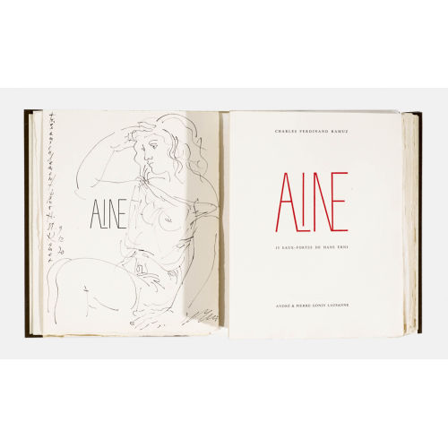 HANS ERNI : Charles Ferdinand Ramuz: 'Aline' (DOBIASCHOFSKY AUKTIONEN AG)