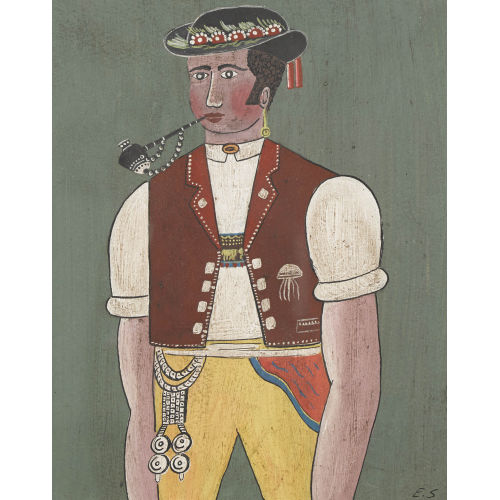 ERICH STAUB : Konterfei eines Appenzellers (DOBIASCHOFSKY AUKTIONEN AG)