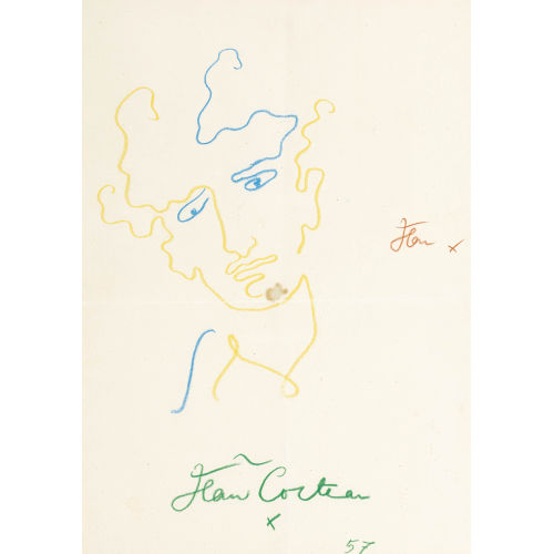 JEAN COCTEAU : Selbstportr�t (DOBIASCHOFSKY AUKTIONEN AG)