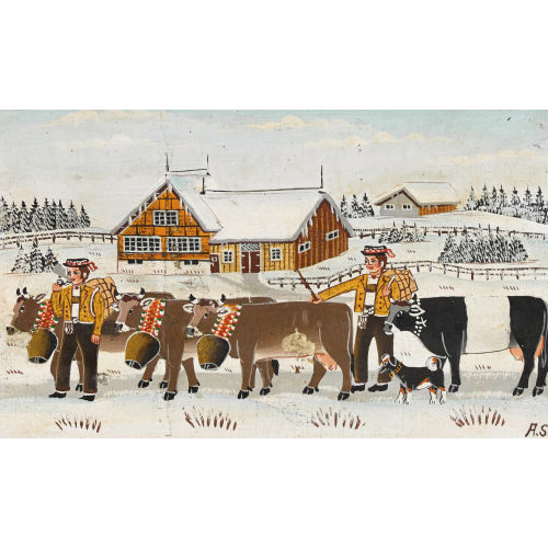 ANNA (EIGTL. JOSIPOVIC STAUB : Appenzeller Winterlandschaft (DOBIASCHOFSKY AUKTIONEN AG)