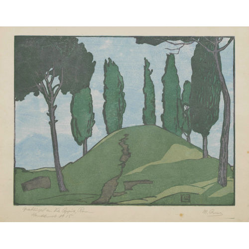 MARTHA CUNZ : 'Grabh�gel Via Appia' (DOBIASCHOFSKY AUKTIONEN AG)