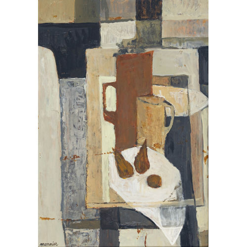 CHARLES MONNIER : 'Nature morte en gris' (DOBIASCHOFSKY AUKTIONEN AG)