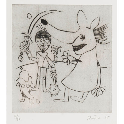 HANS SCH�RER : 'Ritter mit Hund' (DOBIASCHOFSKY AUKTIONEN AG)