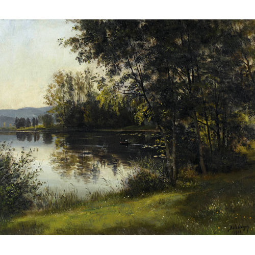 BALZ ST�GER : 'Am Katzensee' (DOBIASCHOFSKY AUKTIONEN AG)