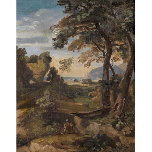 BARTH�L�MY MENN : Italienische Landschaft mit Staffage (DOBIASCHOFSKY AUKTIONEN AG)