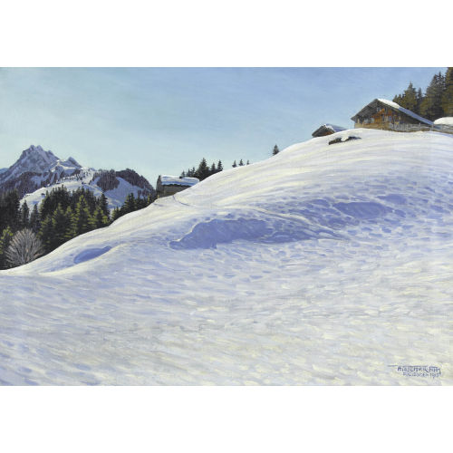 WALDEMAR THEOPHIL FINK : 'Wintermorgen' (DOBIASCHOFSKY AUKTIONEN AG)
