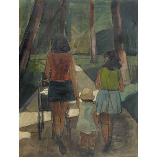 ALBERT SCHNYDER : 'La Promenade' (DOBIASCHOFSKY AUKTIONEN AG)