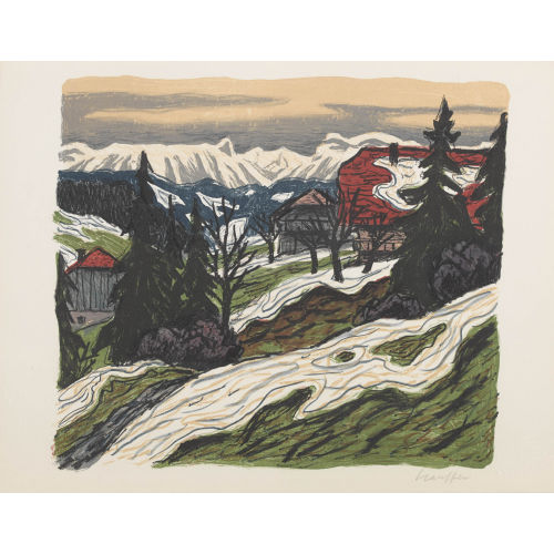 FRED STAUFFER : Der letzte Schnee (DOBIASCHOFSKY AUKTIONEN AG)