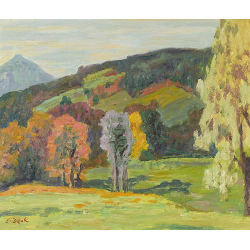 LEO DECK : 'Herbst am Beatenberg' (DOBIASCHOFSKY AUKTIONEN AG)