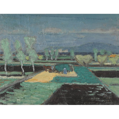 FRED STAUFFER : Feldlandschaft (DOBIASCHOFSKY AUKTIONEN AG)