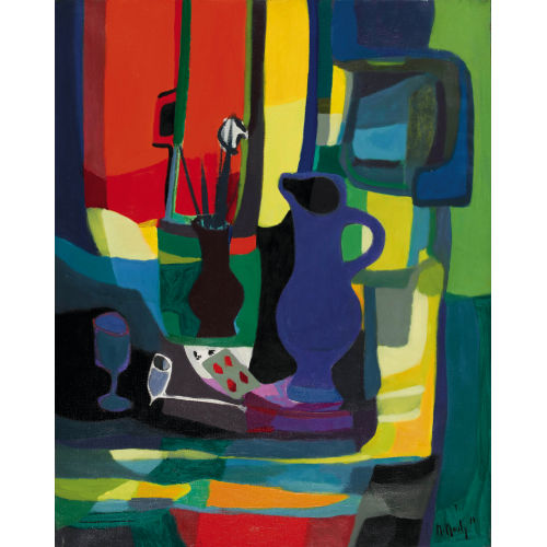 MARCEL MOULY : 'Nature morte � la pipe en terre' (DOBIASCHOFSKY AUKTIONEN AG)