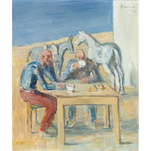 WILHELM GIMMI : 'Don Quichotte et Sancho' (DOBIASCHOFSKY AUKTIONEN AG)