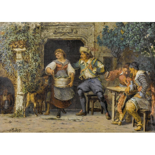 JOHANN SALOMON HEGI : Ein aufdringlicher Gast (DOBIASCHOFSKY AUKTIONEN AG)