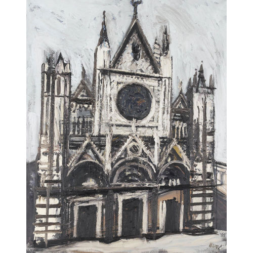 FRITZ HUG : Portalfront des Doms zu Siena (DOBIASCHOFSKY AUKTIONEN AG)