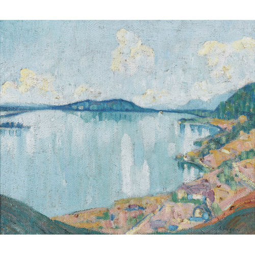 ERNST SAMUEL GEIGER : 'Morgen auf dem Kapf' (DOBIASCHOFSKY AUKTIONEN AG)