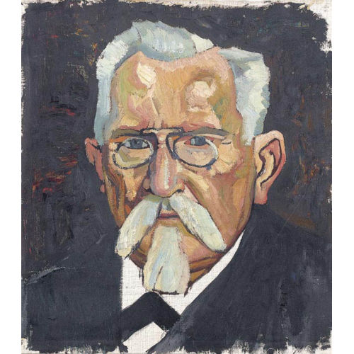 EDMOND BILLE : �tude pour le portrait du p�re de l′artiste (DOBIASCHOFSKY AUKTIONEN AG)