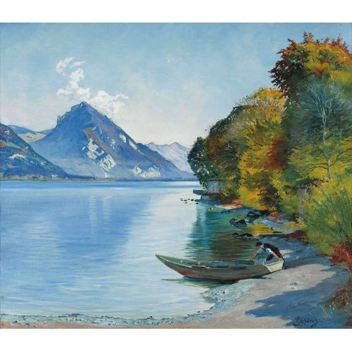 PAUL SCH�RCH : 'Thunersee von Leissigen aus' (DOBIASCHOFSKY AUKTIONEN AG)
